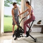 beatXP Vortex Energize 1M Air Bike Exercise Cycle for Home | Gym Cycle for Workout with Adjustable Cushioned Seat | Moving Handles | Full Body Workout - Image 3