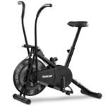 beatXP Vortex Energize 1M Air Bike Exercise Cycle for Home | Gym Cycle for Workout with Adjustable Cushioned Seat | Moving Handles | Full Body Workout