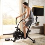 beatXP Vortex Active Air Bike Exercise Cycle for Home | Gym Cycle for Workout with Adjustable Cushioned Seat | Moving Handles. (4M Airbike) - Image 2