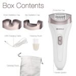 Havells FD5051 Epilator, Hair Removal for Women, Wet & Dry, Cordless, Rechargeable (White) - Image 3