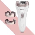 Havells FD5051 Epilator, Hair Removal for Women, Wet & Dry, Cordless, Rechargeable (White) - Image 4
