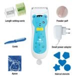 Havells Corded Electric BC1001 Rechargeable Baby Hair Clipper with hypoallergenic ceramic blade, Ultra-quiet, IPX5 Waterproof haircut kit for kids, unisex, infants, boys - Image 4