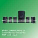 Philips Audio TAV7587 5.1 Channel 100W Bluetooth Multimedia Speaker System - Image 2