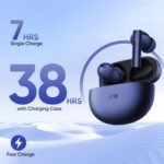 realme Buds Air 5 with 50dB ANC, 12.4mm Dynamic Bass Driver and upto 38 hours Playback Bluetooth Headset - Image 3