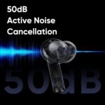 realme Buds Air 5 with 50dB ANC, 12.4mm Dynamic Bass Driver and upto 38 hours Playback Bluetooth Headset - Image 4