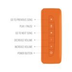 Carvaan Saregama Mini 2.0 Bhakti- Music Player with Bluetooth/FM/AM/AUX (Orange) - Image 3