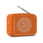 Carvaan Saregama Mini 2.0 Bhakti- Music Player with Bluetooth/FM/AM/AUX (Orange)