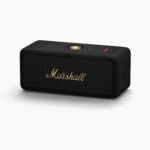 Marshall Emberton II Compact Portable Bluetooth Speaker with 30+ hours of Playtime, (360° sound), Dust & Waterproof (IP67) – Black & Brass. - Image 3