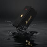 Marshall Emberton II Compact Portable Bluetooth Speaker with 30+ hours of Playtime, (360° sound), Dust & Waterproof (IP67) – Black & Brass. - Image 2