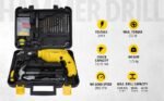 STANLEY SDH600KP-IN DIY 13 mm Hammer Drill Machine and Power & Hand Tool Kit - Image 3