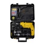 STANLEY SDH600KP-IN DIY 13 mm Hammer Drill Machine and Power & Hand Tool Kit
