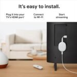 Google Chromecast with TV (4K) Media Streaming Device  (Snow) - Image 2
