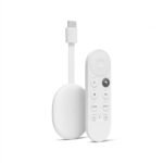Google Chromecast with TV (4K) Media Streaming Device  (Snow)