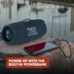 JBL Charge 5 with 7500 mAh Powerbank, Portable 40 W Bluetooth Speaker  (Blue) - Image 2