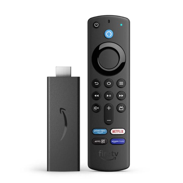 Firetv Stick 3rd Gen. with Alexa Voice Remote (with TV controls), HD Media Streaming Device  (Black)