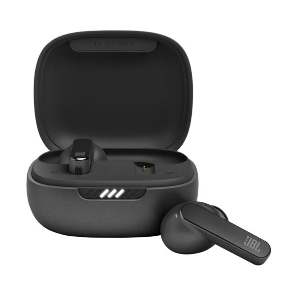 JBL Live Pro 2 Premium in Ear Wireless TWS Earbuds, ANC Earbuds, 40Hr Playtime, Dual Connect, Wireless Charging, Alexa Built-in (Black)
