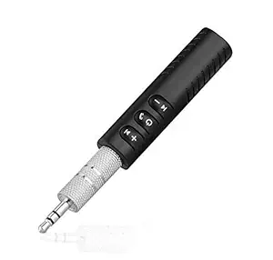 BT450 Wireless Bluetooth Receiver 3.5mm Jack Stereo Bluetooth Audio Music Receiver Adapter for Speaker Car Aux Hands Free Kit Compatible with All Android, iOS and iOS Devices - Assorted Colour