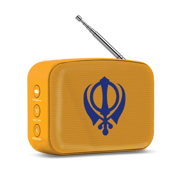 SAREGAMA Carvaan Mini Gurbani 5 W Bluetooth Speaker  (Saffron Orange, Stereo Channel)