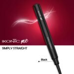 Ikonic Simply Straight Hair Straightener for Women Super Slim Rose Gold 1 inch Plates Compact Design Quick Heat Up Process Auto Controlled Heat Setting Suitable for all Hair Type, Black - Image 4