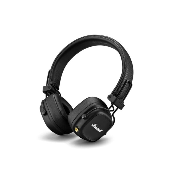 Marshall Major IV Wireless Bluetooth On Ear Headphone with Mic (Black)