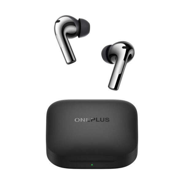 OnePlus Buds 3 TWS in Ear Earbuds with Upto 49dB Smart Adaptive Noise Cancellation,Hi-Res Sound Quality,Sliding Volume Control,10mins for 7Hours Fast Charging with Upto 44Hrs Playback (Metallic Gray)