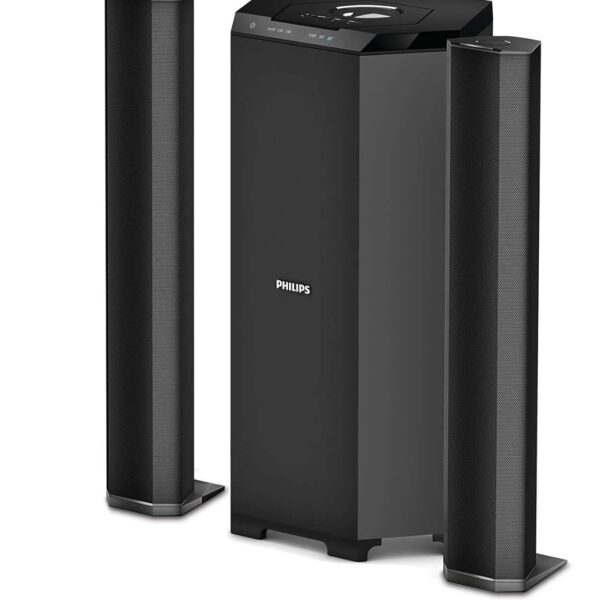 PHILIPS MMS8085B/94 Convertible 80 W Bluetooth Home Theatre  (Black, 2.1 Channel)