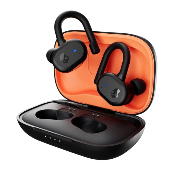 Skullcandy Push Active TWS 43Hr Playtime Skull-iQ,Update Features with App,Skull-iQ Bluetooth  (Black Orange, In the Ear, True Wireless)