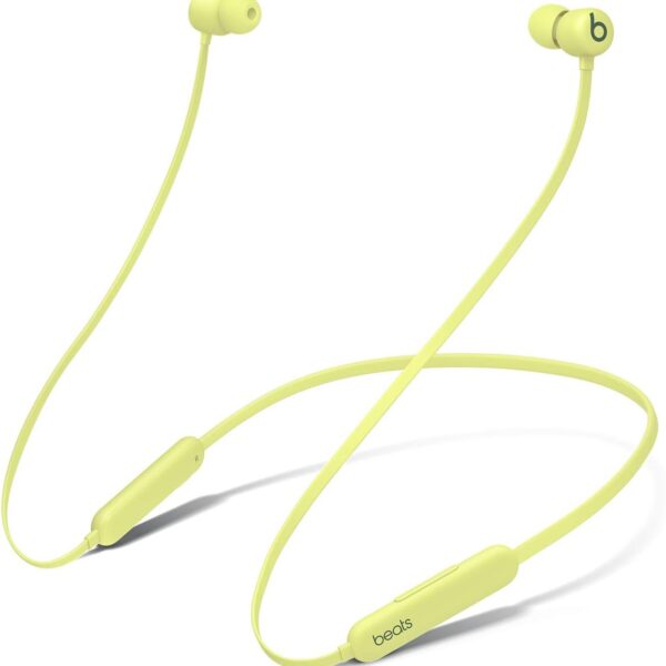 Beats Flex - Apple W1 Headphone Chip, Class 1 Bluetooth, 12Hrs Playtime Bluetooth  (Yuzu Yellow, In the Ear)