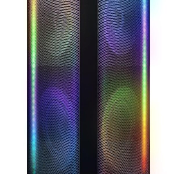 Samsung with In-Built Battery and LED Disco Lights 160 W Bluetooth Tower Speaker  (Black, 2.0 Channel)