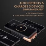 DURACELL 10000 mAh 22.5 W Wireless With MagSafe Compact Pocket Size Power Bank  (Black, Copper, Lithium-ion, Fast Charging for Mobile) - Image 3