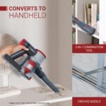 Eureka Forbes Kordfree K10 Lite Cordless Vacuum Cleaner | 2-in-1 Handheld & Upright | 11 KPa Suction Power | 45 Min Runtime | Removable Battery | Cyclonic Tech| 3 Accessories | HEPA,4-Stage Filtration - Image 2