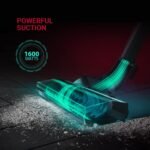 Eureka Forbes SuperVac 1600 Watts Powerful Suction,bagless Vacuum Cleaner with cyclonic Technology,7 Accessories,Compact,Lightweight & Easy to use (Red) - Image 2