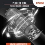 IZOM IZ-3170 1/8"(3mm) Micro Air DieGrinder Compact Air Powered 54000 RPM Grinding Machine 90 PSI Engraving Polish Pneumatic Rotary Tool - Image 2