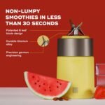 NUUK KRUSH Blender Mixer Grinder | 500W Personal Smoothie Blender with 24,500 RPM | 6-Leaf Blade | Compact Mixer Grinder for Gym, Office, Kitchen | BPA-Free 460ml Go Jar™ | Titanium Alloy Build - Image 3