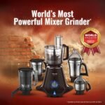 Preethi Zodiac MG-218 mixer grinder, 750 watt, Black/Light Grey, 5 jars - 3 In 1 insta fresh juicer Jar & Master chef food processor Jar - Image 5