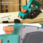 Suzec Power Action Electric Planer EP710 220-240V, 50Hz, 710W No Load Speed 16000/min Max Planing Depth 1mm Supplied With Parallel Guide (EP710, Green - Image 3