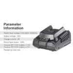 INGCO 20V Fast Intelligent Charger, Serving Only INGCO Series 1.5Ah, 2.0Ah, 3.0Ah, 4.0Ah and 5.0Ah Batteries, Compatible with All INGCO 20V Power Tools - Image 2