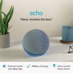 Alexa Echo (4th Gen)| Premium sound powered by Dolby and Alexa with Alexa Assistant Smart Speaker