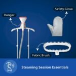 PHILIPS Standing Garment Steamer STE1020/40-1800 Watts, 1.8 LTR Water Tank, Refresh Woolens with Up-to 36 gm Steam Output, Adjustable Double Pole - Image 2