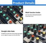 Digimore D-250 4CH Audio Mixer w Metal Body BT, USB, 48V for Stage, Live Gigs & Karaoke Analog Sound Mixer - Image 2