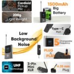 Digimore D345 UHF Wireless Headset Mic |160ft Range | For Live Events & Parties Microphone - Image 2