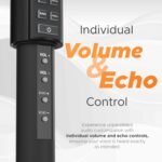 Digimore D-356 UHF Wireless Mic w Inbuilt Echo for Live Singing, Karaoke, Performance Microphone - Image 2