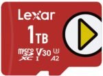 Lexar Play 1TB microSDXC UHS-I Card, Compatible with Nintendo Switch, Up to 150MB/s Read (LMSPLAY001T-BNNNU)