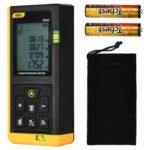 Deli DL4168 3V Laser Distance Measure Up to 40M Range Continuous Distance Laser Range Finder