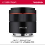 Samyang AF 45mm F1.8 FE Wide-angle Prime  Lens (Black, 45 mm) - Image 4