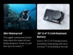 DJI Osmo Action 5 Pro Standard Combo, Waterproof Camera with 1/1.3" Sensor, 4K/120fps Video, Subject Tracking, Stabilization, Dual OLED Touchscreens, Action Camera 4K Ideal for Sports, Vlog - Image 3