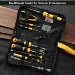 Deli DL-C1013E 13 Pcs Electricians Tools Set Long Nose & Diagonal Cutting Pliers Wire Stripper Slotted Screwdriver Phillips Screwdriver Test pencil Tool Kit - Image 2