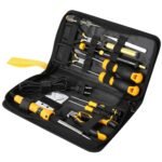 Deli DL-C1013E 13 Pcs Electricians Tools Set Long Nose & Diagonal Cutting Pliers Wire Stripper Slotted Screwdriver Phillips Screwdriver Test pencil Tool Kit