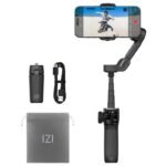 IZI GO-X PRO Foldable Gimbal for Smartphones with Extension Rod, OLED Display Single Gimbal for Mobile
