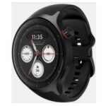 MOTOROLA Moto Watch 1.4" OLED, AOD, Dual band GPS, Powered by Polar, Android only Smartwatch (Pantone Volcanic Ash Band Strap, Free Size)